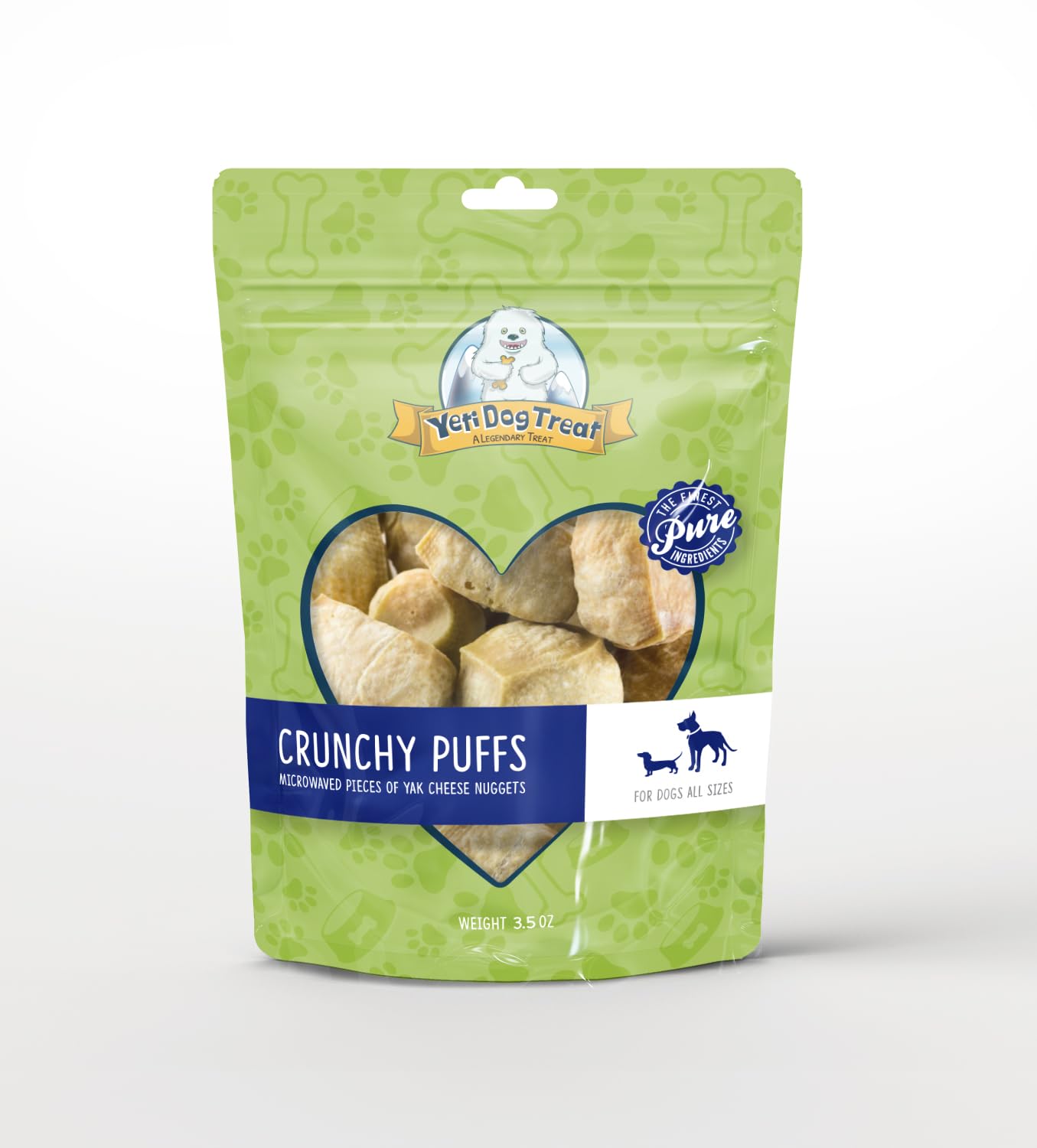 Amazon.com : Yeti Crunchy Puffs Natural Yak Cheese Dog Treats, 3.5